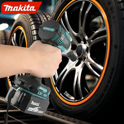Makita Power Tools 18V TW004G Electric Brushless Electric Wrench, High Torque Impact Wrench, Wind Cannon, Auto Repair Electric