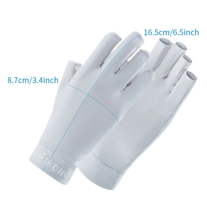 UV Gloves Are Used For Nail Art. These Are Professional UPF50+ UV Protective Gloves, Suitable For Nail Art. Five-Finger Gloves