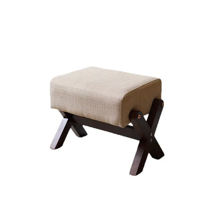 Solid Wood Small Stool Shoe Changing Stool Household Door Bench Low Stool Living Room Square Stool Children's Stool