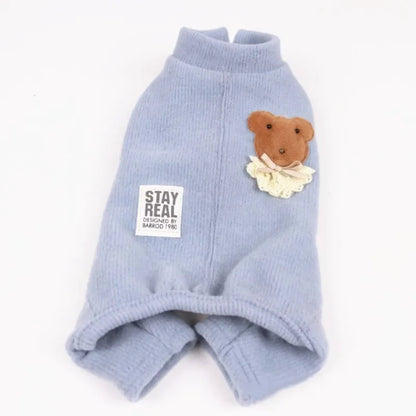 Pet Supplies Small Dog And Cat Clothes Winter Jumpsuit Thick Chihuahua Maltese Poodle Apparel