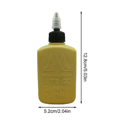 Oil Dispenser 100ML Small Camping Oil Bottle Dispenser With Twist Top Portable Leak-Proof Dispensing Bottles For Outdoor BBQ ﻿
