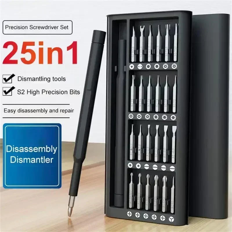 Precision screwdriver set for mobile phones, computers, laptops, professional maintenance and disassembly tools, small screws