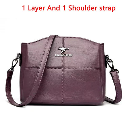 Women Embroidery Tote Bag High Quality Leather Ladies Handbags 2024 Women Shoulder Bag Small Crossbody Bags For Women Sac a Main