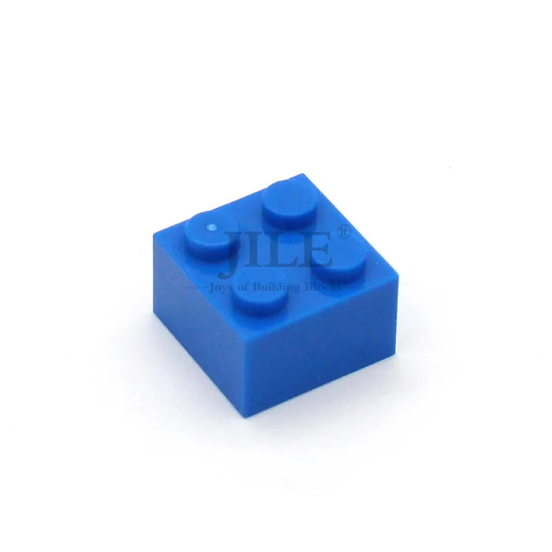 50pcs MOC Building Blocks Brick 2x2 3003 DIY Enlighten Creative Basics Classic Sets Compatible with Assembles Particles Toys