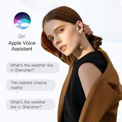 Écouteurs Bluetooth sans fil E6S TWS avec microphone intégré et réduction de bruit