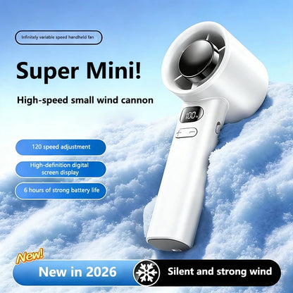 Lenovo 3000mah Handheld Fan LED Digital Display Electric Hand Fans Ice Compress High-Speed Cool USB Rechargeable 2026