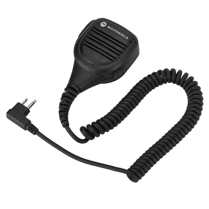 3.5mm Headphone Jack Speaker mic Walkie talkie Radio Hand Microphone with Steel Belt Clip For
