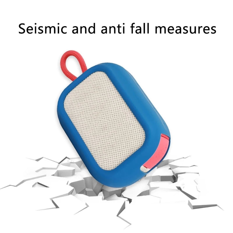 Silicone Protective Case For SoundCore Select 4 Go Speaker Shockproof Scratchproof Housing Soft Protector Cover Sleeve