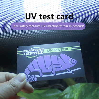 UV testing paper tester, pet supplies, turtle UV testing tool, reptile UVB light bulb testing card