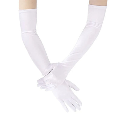 Satin Long Gloves For Women Wedding Gloves Performance Gloves Dance Gloves Satin Gloves Banquet Gloves Prom Gloves