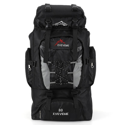 80L wasserdichter Wanderrucksack, Campingrucksack, Trekkingrucksack, großer Reiserucksack für Herren, Outdoor-Sport- und Bergsteigerrucksack