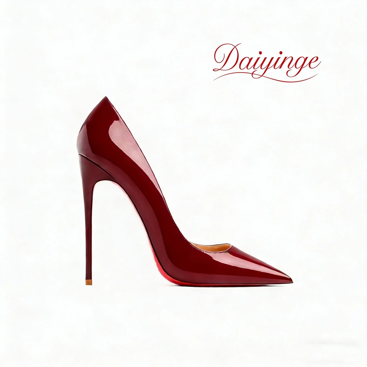 Heels For women 2026 Trend Leather Luxury Red Bottom High Heels 12cm Pointed Toe Stiletto Pumps Elegant Sexy Party Wedding Shoes