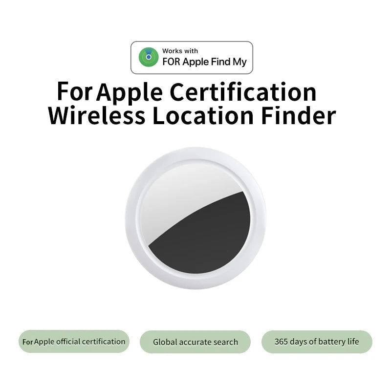 Airtag Bluetooth-GPS-Tracker IPX5 wasserdicht, Ortung, Taschen- und Schlüsselsuche, Anti-Verlust-Funktion, Smart Tag, Finder für iPhone, FIND MY