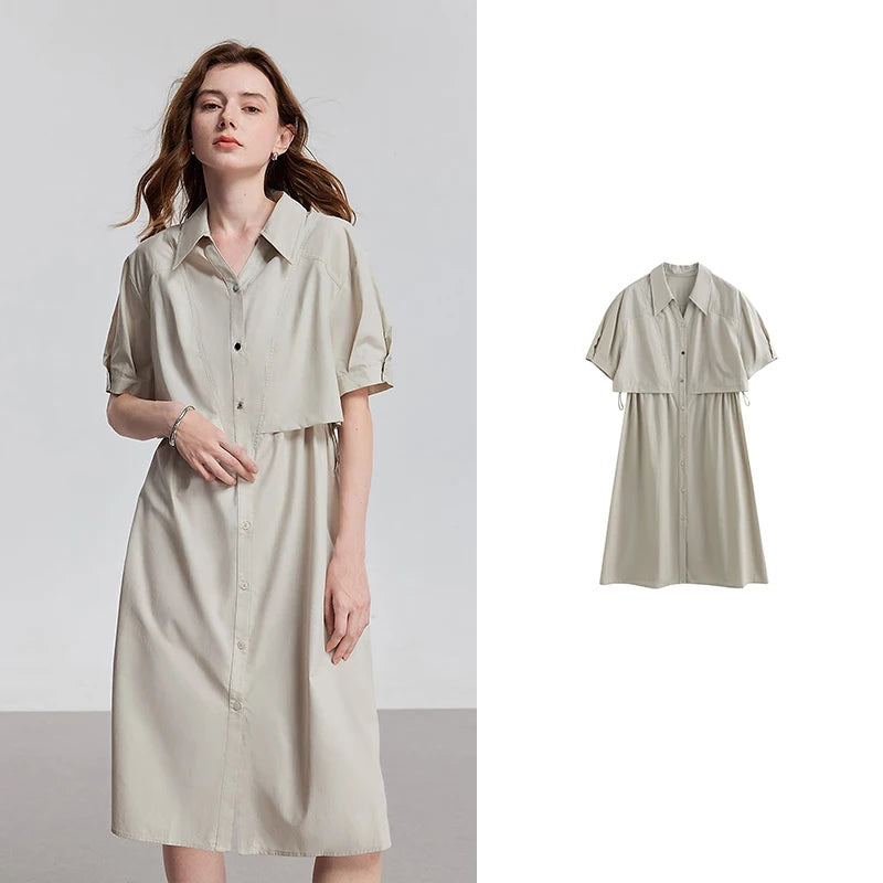TOYOUTH Women Dress 2025 Summer New Elegant Dress 8529028