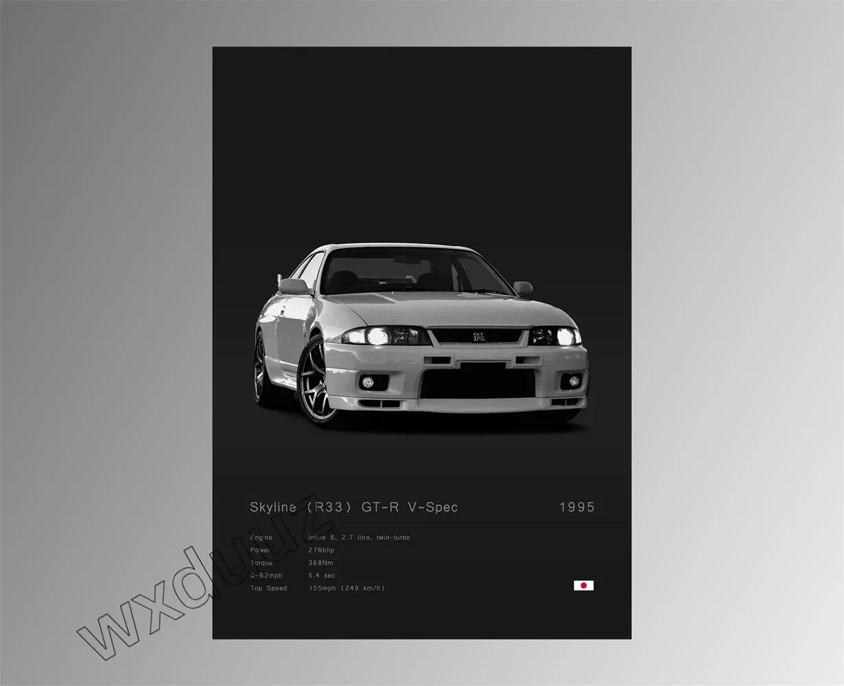 Modern Design Home Decoration Classic Popular Car Brand Motorsport Supercar Canvas Painting Wall Art Aesthetic Room Decor Poster