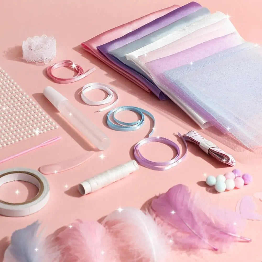 Handcrafts Skirt DIY 's Clothes Kit Handmade Fashion Design Princess Outfit Kit Wear Cute 's Dress Material Girl