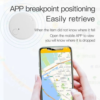 Mini traceur GPS anti-perte avec alarme intégrée, porte-clés intelligent Bluetooth, pour chien, animal de compagnie ou enfant.