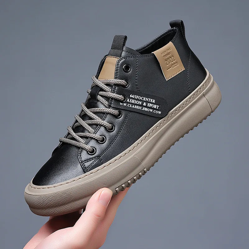 Men's Casual Sports Shoes, Fashionable, Retro, Classic, Handmade, Breathable and Warm, Suitable for All Seasons, Hiking Shoes