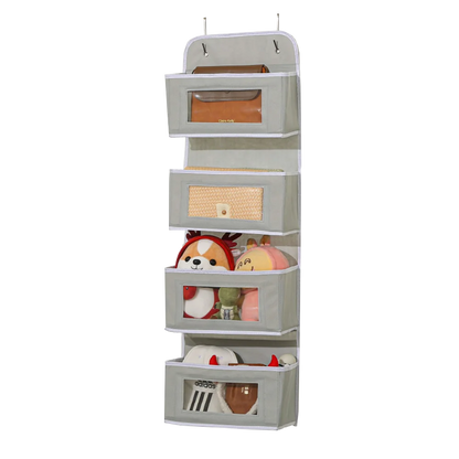 Over-The-Door Hanging Organizer - Extra Large Multi-Layer Storage Bag for Toys Dorm Room Essentials & Closet Organization System