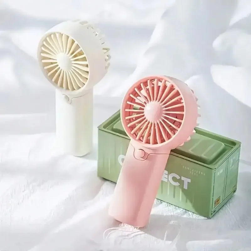 Portable Fan Compact Handheld Fan - Portable Battery-Powered Personal Cooling Device for Travel & Outdoor Use Desktop Gifts