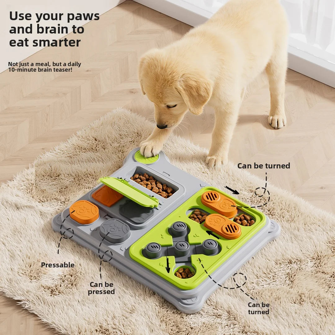Pet Puzzle Feeder Toy: Interactive Treat Dispenser Designed for IQ Training, Perfect for Small to Medium Dogs, New Arrival.