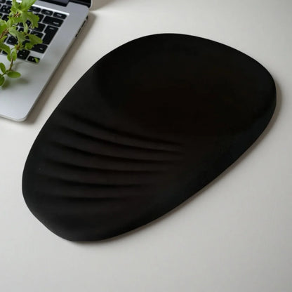 Ergonomic Wrist Rest Mouse Pad, High-Resilience Memory Foam, Non-Slip Base, Comfortable Wrist Support, Compatible with PC and La