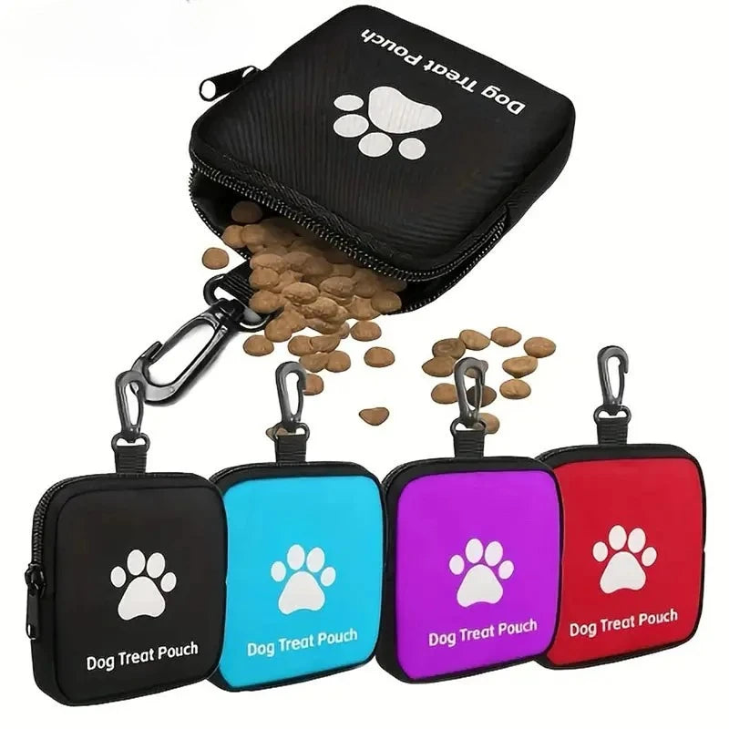 4pcs Portable Dog Treat Bag Outdoor Training Dog Food Pocket Multifunctional Dog Reward Bags Pet Supplies