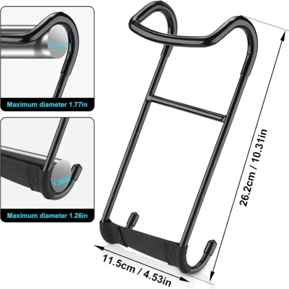 2-1PCS Dumbbell Spotter Hooks Hangers Heavy Power Dumbbells Rack Attachments for Dumbbell Bench Press Hold Up 225LB Capacity