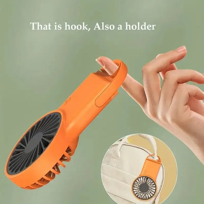 Portable Mini Fan USB Rechargeable Silent Fan Convenient To Carry Suitable for Home Office Travel Camping Handheld Pocket Fan