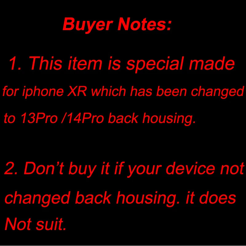 Magnetic Hard Phone Case For Diy XR turned to 15Pro Transparent Cover for XR Changed to 14pro 13Pro Protect Cases