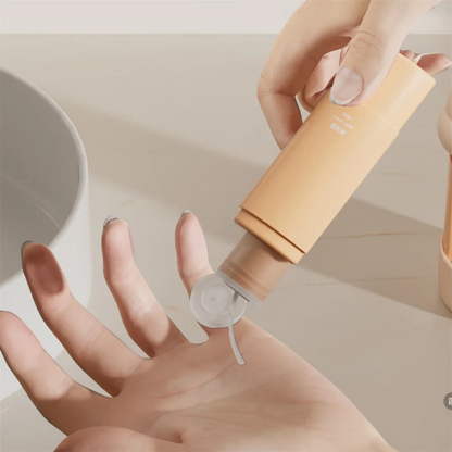 Travel Bottle Portable Refillable Split Bottling Double Sealed Covers Lotion Storage Bottles Squeezable Liquid Container Box