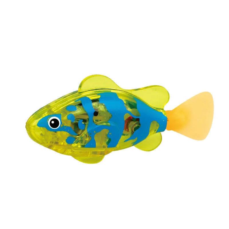 Cat Toy LED Inductive Interactive Swimming Robot Fish Toys Glowing Electric Fishs Stimulate Kitten Hunting Instinct Pet Products