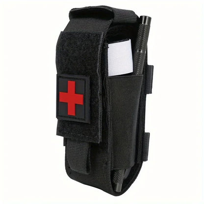 First Aid Kit Survival Kit Aluminum Rod Tourniquet Gauze Scissors Accessories Tool Outdoor Adventure Supplies Self Defense