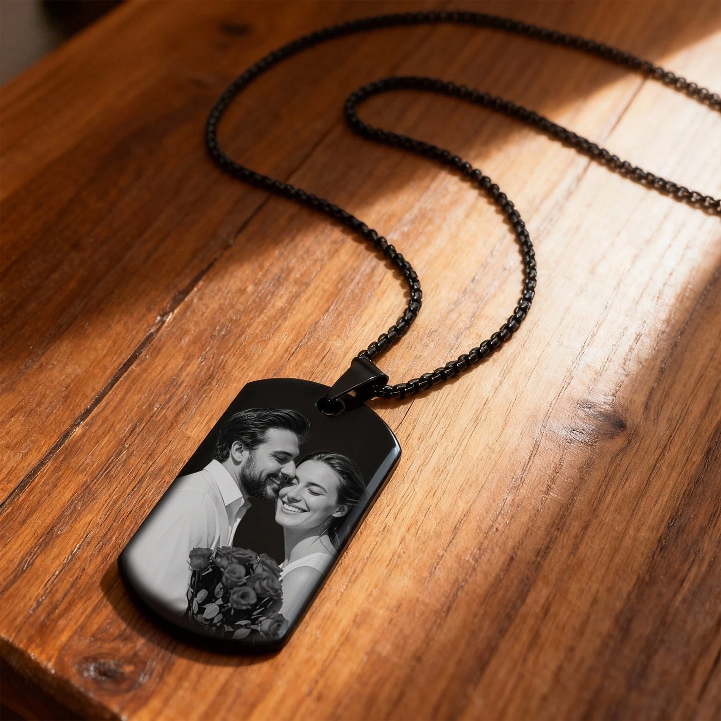photo necklace custom stainless steel happy birthday photo necklace personalized Custom Picture Necklace picture necklace custom