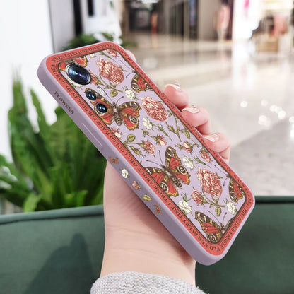 Classicism Flower Phone Case For Xiaomi Mi 17 15T 14T 14 13 13T 12 12T 11 Ultra lite 10 10S 11T 10T 9T Pro Lite Poco F5 5G Pro