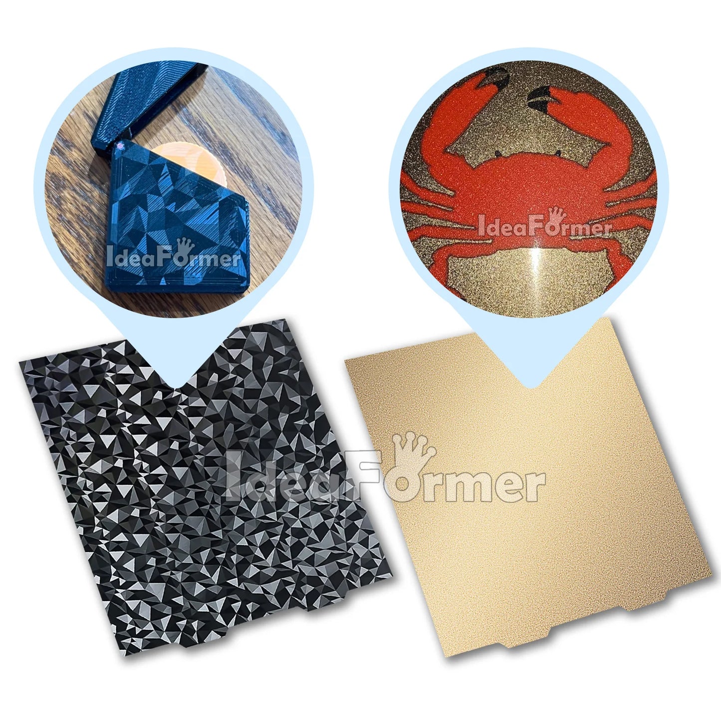 For Bambu Lab A1 Mini Build Plate Double Sided texture PEI smooth PEO PET Bed Spring Steel Sheet 184x184mm For Bambulab A1 Mini.
