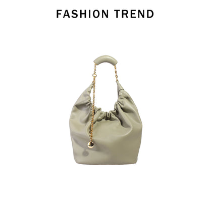 Mendy Women Bags Handbag Cloud Shape Versatile Women's Shoulder Bag Crossbody Underarm Bag Drawstring Desginer High Quality Soft