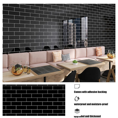 Tile Stickers Waterproof and Oil-proof Kitchen High Temperature Resistant Renovation Self-adhesive Cabinet Countertop Wallpaper