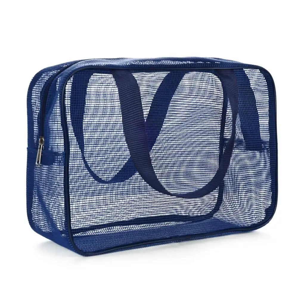 Big Pockets Tote Bag Easily Carry Beach Mesh Shower Mesh Shower Bag Quick Dry Shower Storage Bag Beach