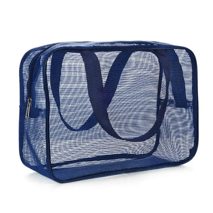 Big Pockets Tote Bag Easily Carry Beach Mesh Shower Mesh Shower Bag Quick Dry Shower Storage Bag Beach