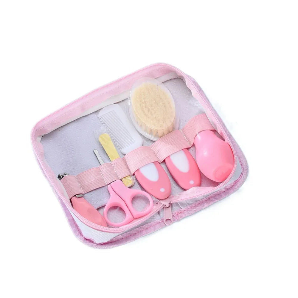Head Comb Baby Care Kit Brush Sharpener Nursery Care Set Nail Clipper Tool Package Newborn Cleaning Supplies Toddler Gift