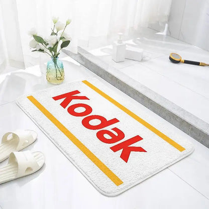 K-Kodak F-Film Camera Floor Mats Home Laundry Rug Carpet For Living Room Decor Lounge Area Anti-slip Foot Mat Entrance Doormat