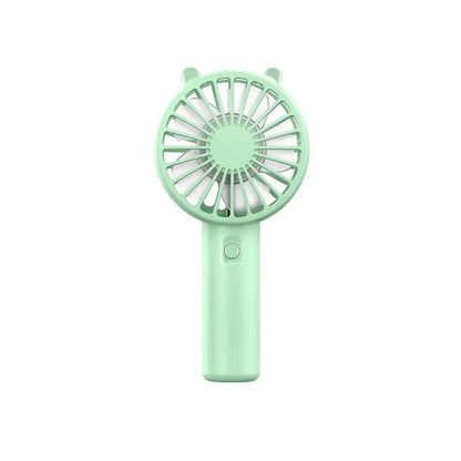 Mini USB Rechargeable Handheld Fan, Mute Portable Cooling Fan for Eyelash Makeup Desk Outdoor