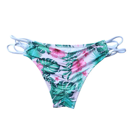 Wholesale Womens Bikinis Bottom Sexy Swimsuit Vintage Swimwear Brazilian Biquini Bathing Suit  Maillot De Bain Femme Plus Size