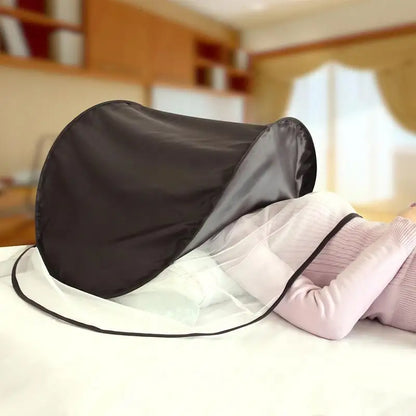 BlackoutBed Tent Indoor Sleeping Tents Foldable Breathable Lightweight Promotes Better Sleep For Daytime Traveling And Personal