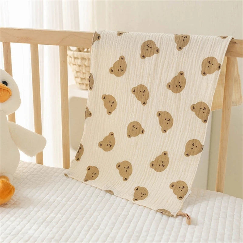 Long Burp Cloth for Baby Kindergarten Face Towel Infant Drooling Bibs Washcloth Cotton Muslin-Handkerchief Nursing Towel