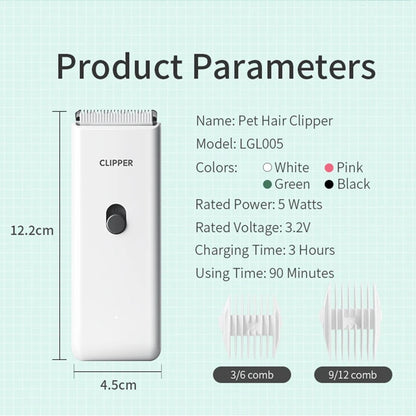 Pet Grooming  Kittens And Puppies Mute Electric Push Clippers Electric Waterproof Professional Shaving