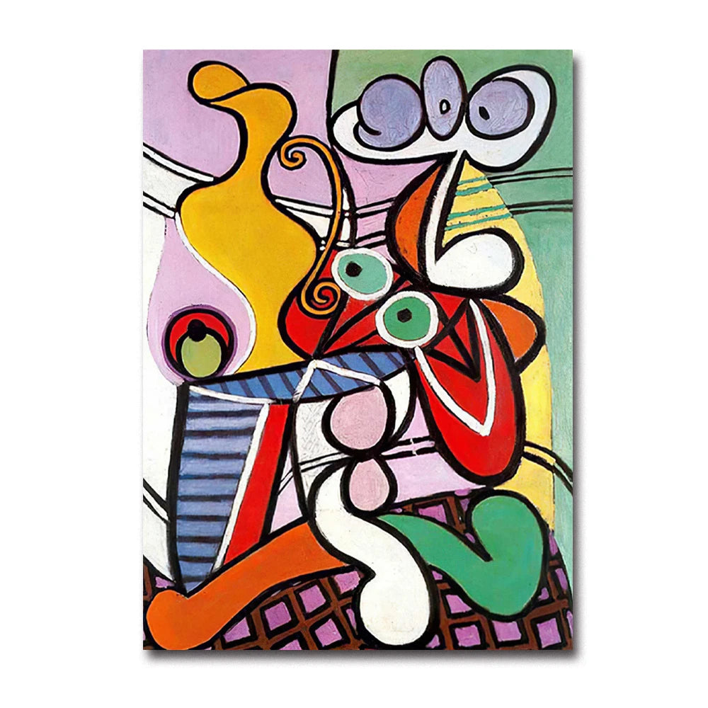 Modern Art Master Picasso Abstract Canvas Painting Cubism Home Wall Art Poster Prints Pictures Bedroom Living Room Decor Murals