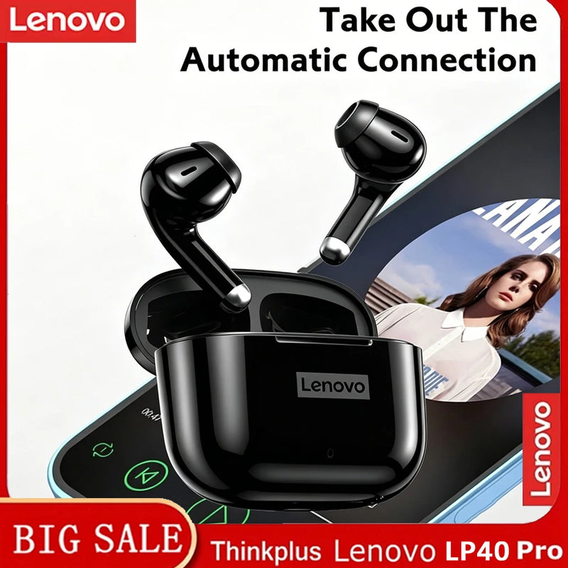 Lenovo LP40 Pro Wireless Headphones Are Suitable For Computers, Phones, Gyms, Travel Compatible Lenovo And Fitness Headphones