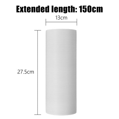 130/150mm 1.5m/2m/3m Air Vent Ducting Flexible Ventilation Ducting Exhaust Outlet Hose Pipe For Mobile Portable Air Conditioner